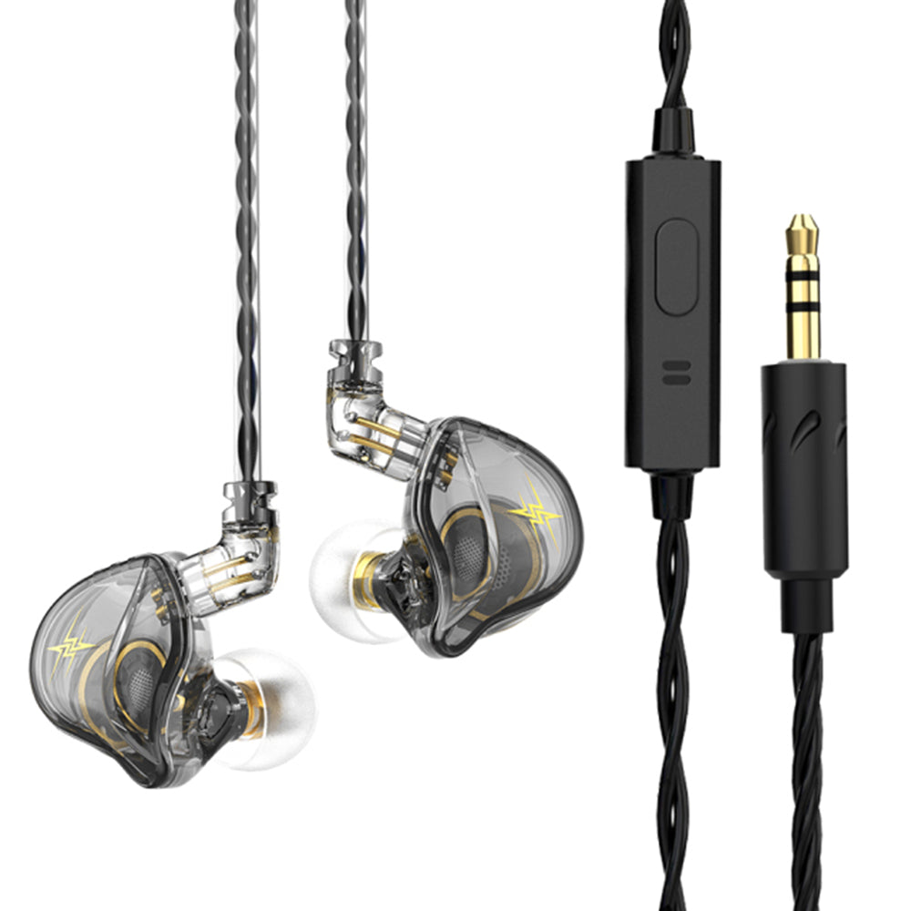 QKZ ZXT (s mikrofonní verzí) 3,5 mm kabelová HiFi sluchátka do uší s těžkými basy Ergonomická hudební herní sluchátka QKZ ZXT (s mikrofonní verzí) 3,5 mm kabelová HiFi sluchátka do uší s těžkými basy Ergonomická hudební herní sluchátka